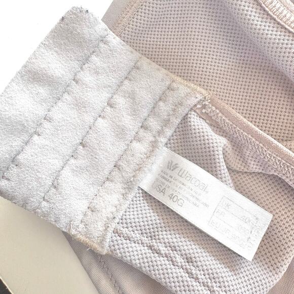 WACOAL Simone Sport 40G Outside Underwire Bra 855170 Beige Nude Sand 40DDDD 4D - Picture 15 of 16